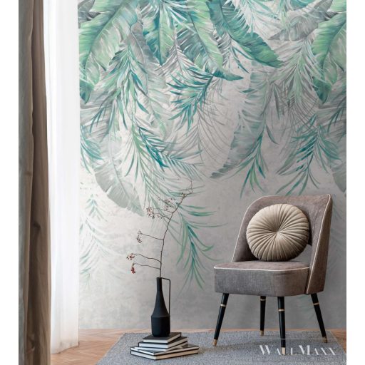 AS CREATION The Wall 3 39819-1 kék leveles klasszikus digitális panel