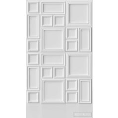   AS CREATION The Wall 3 39821-1 fehér stukkós modern,elegáns digitális panel