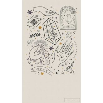   AS CREATION The Wall 3 39823-1 bézs asztro modern,elegáns digitális panel