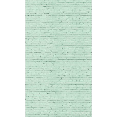 AS CREATION The Wall 3 39828-1 zöld téglás modern,elegáns digitális panel