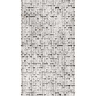   AS CREATION The Wall 3 39843-1 szürke 3d-csempe modern,elegáns digitális panel