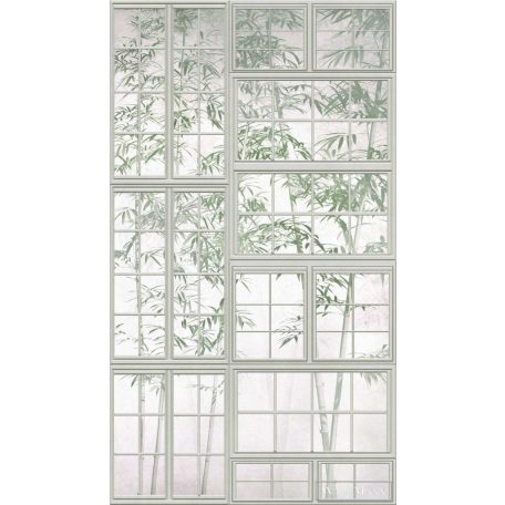 AS CREATION The Wall 3 39846-1 krémszínű ablakos modern,elegáns digitális panel