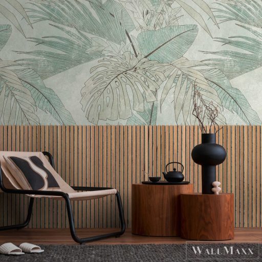 AS CREATION The Wall 3 39854-1 bézs leveles modern,elegáns digitális panel