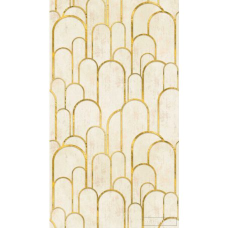 AS CREATION The Wall 3 39857-1 krémszínű geometrikus modern,elegáns digitális panel