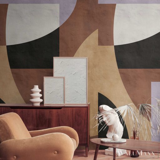 AS CREATION The Wall 3 39859-1 sokszínű geometrikus modern,elegáns digitális panel