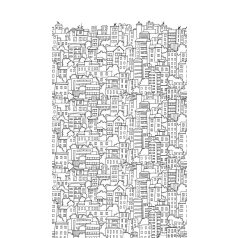   AS CREATION The Wall 3 39860-1 fekete citys modern,elegáns digitális panel