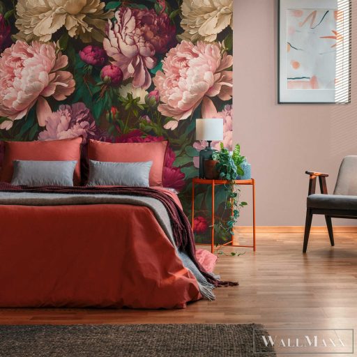 AS CREATION The Wall 3 39862-1 sokszínű rózsás modern,elegáns digitális panel