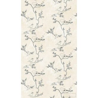   AS CREATION The Wall 3 39884-1 krémszínű madaras klasszikus digitális panel