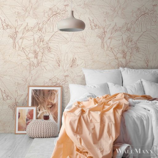 AS CREATION The Wall 3 39886-1 bézs leveles klasszikus digitális panel