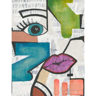   AS CREATION The Wall 3 39888-1 sokszínű csókos modern,elegáns digitális panel