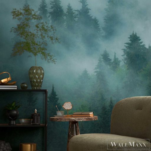 AS CREATION The Wall 3 39898-1 kék ködvilág modern,elegáns digitális panel