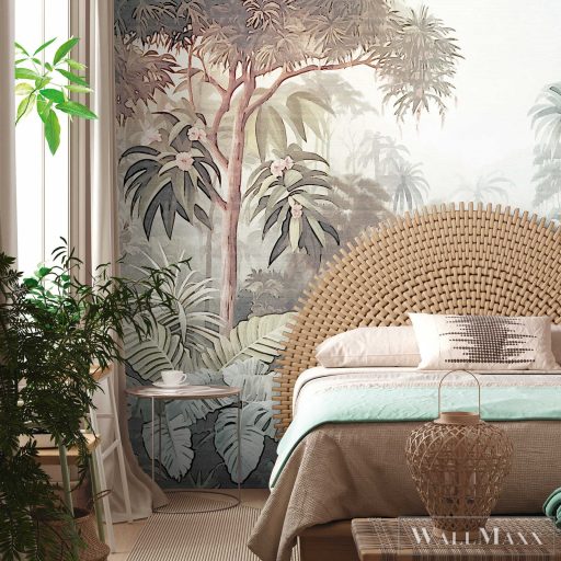 AS CREATION The Wall 3 39901-1 kék dzsungel modern,elegáns digitális panel