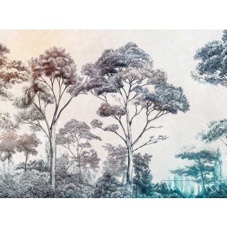   AS CREATION The Wall 3 39902-1 kék dzsungel modern,elegáns digitális panel