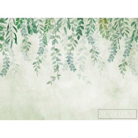 AS CREATION The Wall 3 39907-1 krémszínű leveles modern,elegáns digitális panel