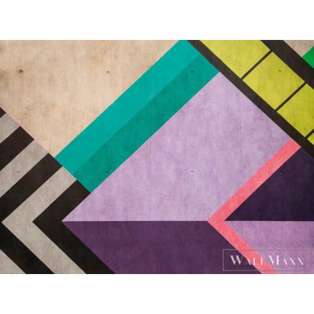 AS CREATION The Wall 3 39913-1 sokszínű geometrikus modern,elegáns digitális panel