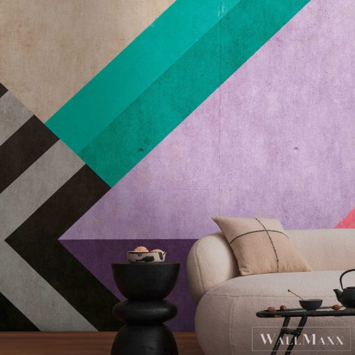 AS CREATION The Wall 3 39913-1 sokszínű geometrikus modern,elegáns digitális panel