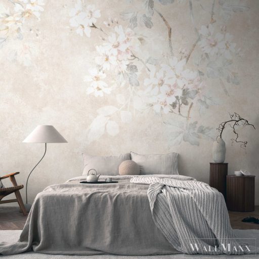 AS CREATION The Wall 3 39919-1 bézs virágos modern,elegáns digitális panel