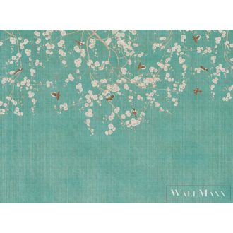   AS CREATION The Wall 3 39921-1 kék madaras modern,elegáns digitális panel