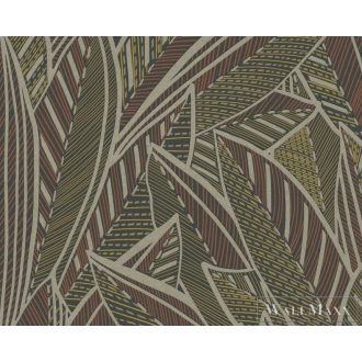   AS CREATION French Affair 39933-1 bézs leveles grafikai tapéta