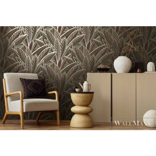 AS CREATION French Affair 39933-1 bézs leveles grafikai tapéta