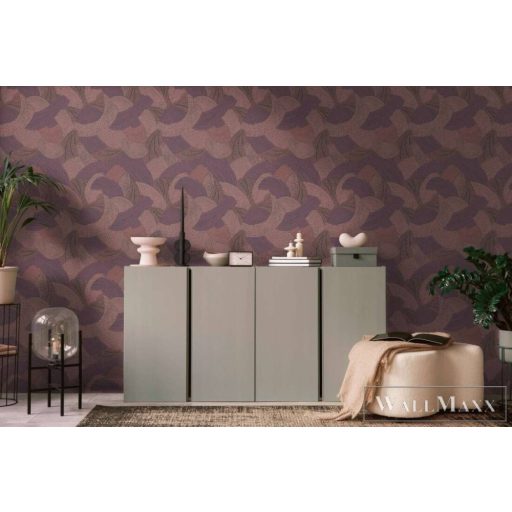 AS CREATION French Affair 39935-2 lila texturált grafikai tapéta