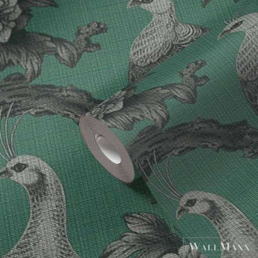 AS CREATION Michalsky 6 39982-2 ezüstös Páva Klasszikus tapéta