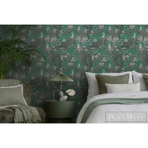 AS CREATION Michalsky 6 39982-2 ezüstös Páva Klasszikus tapéta