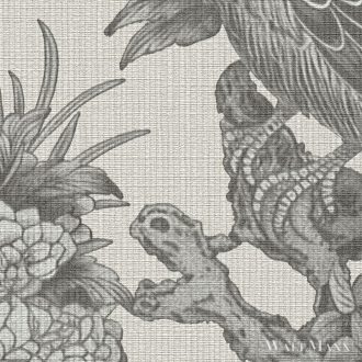   AS CREATION Michalsky 6 39982-3 ezüstös Páva Klasszikus tapéta