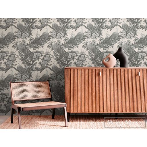 AS CREATION Michalsky 6 39982-3 ezüstös Páva Klasszikus tapéta