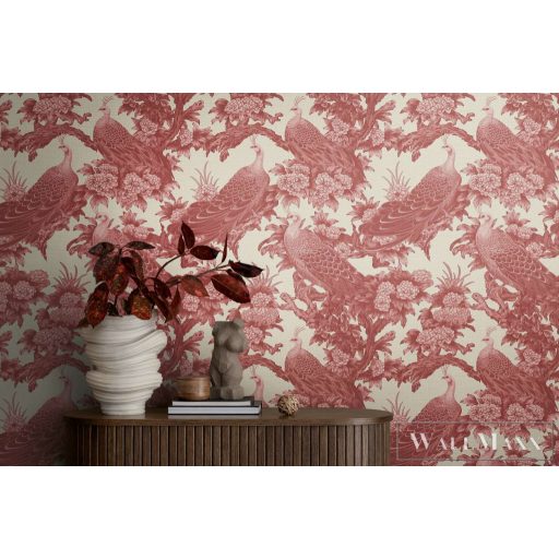 AS CREATION Michalsky 6 39982-4 rózsaszín Páva Klasszikus tapéta