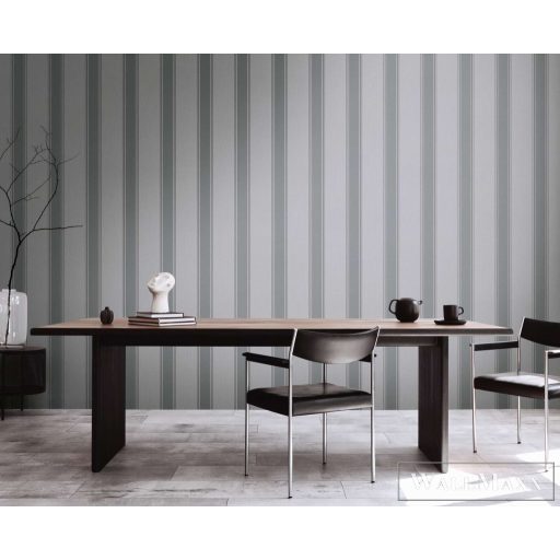 AS CREATION Michalsky 6 39983-3 ezüstös Csíkos Klasszikus tapéta