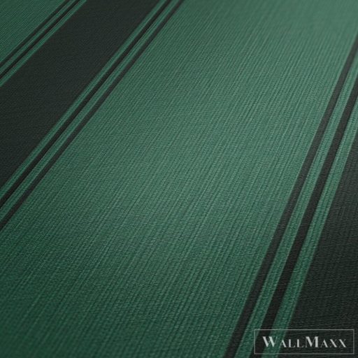 AS CREATION Michalsky 6 39983-4 zöld Csíkos Klasszikus tapéta