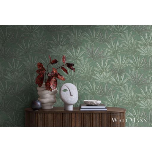 AS CREATION Michalsky 6 39984-1 zöld Pálmalevél Klasszikus tapéta