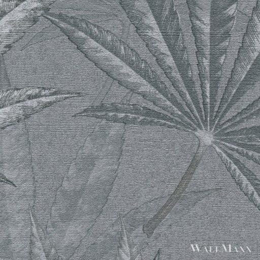 AS CREATION Michalsky 6 39984-2 ezüstös Pálmalevél Klasszikus tapéta