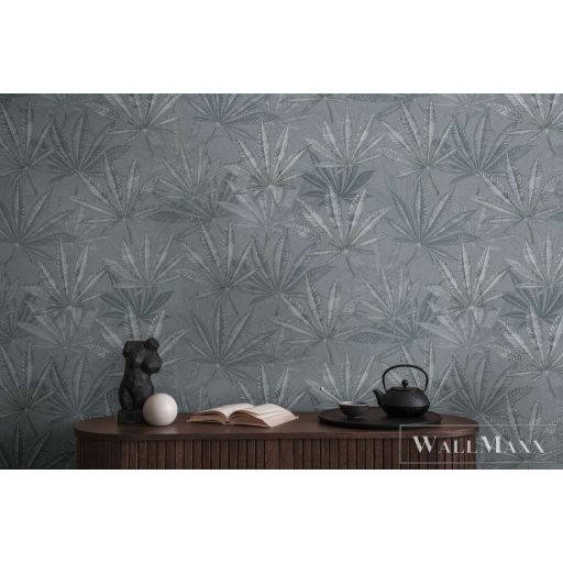 AS CREATION Michalsky 6 39984-2 ezüstös Pálmalevél Klasszikus tapéta