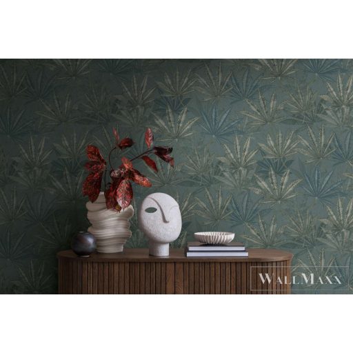 AS CREATION Michalsky 6 39984-4 zöld Pálmalevél Klasszikus tapéta