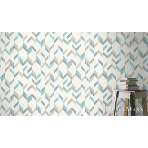 Rasch kék geometriai minta 402810