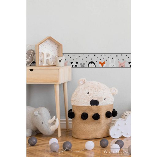 AS CREATION LOVELY KIDS 2030 40373-2 ÁLLATOS ÖNTAPADÓS GYEREK BORDŰR