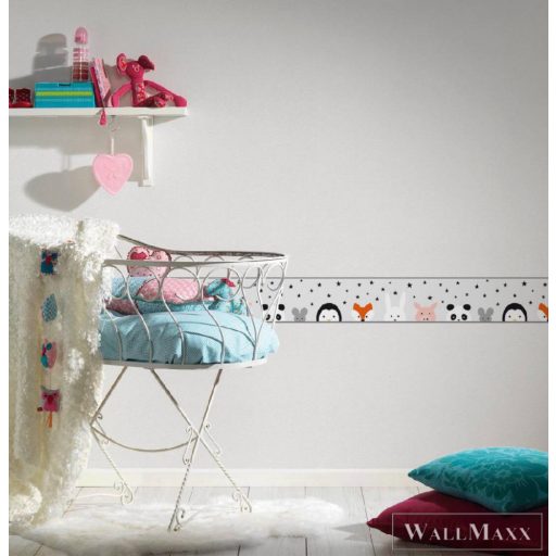 AS CREATION LOVELY KIDS 2030 40373-2 ÁLLATOS ÖNTAPADÓS GYEREK BORDŰR