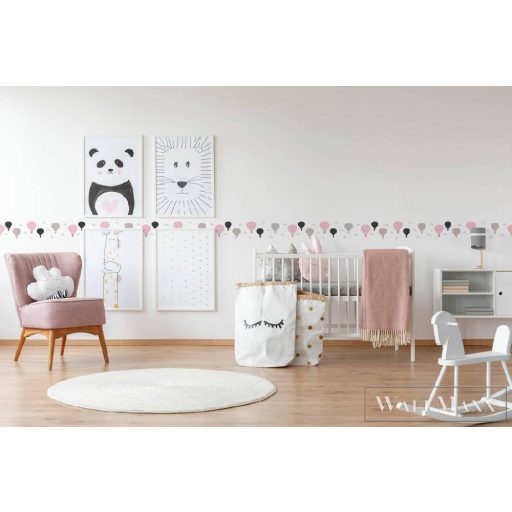 AS CREATION LOVELY KIDS 2030 40373-7 BALLONOS ÖNTAPADÓS GYEREK BORDŰR