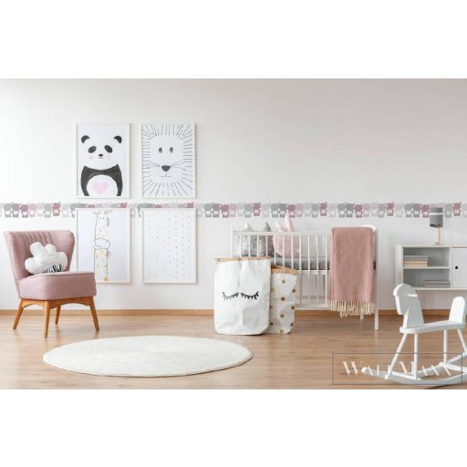 AS CREATION LOVELY KIDS 2030 40373-9 PANDÁS ÖNTAPADÓS GYEREK BORDŰR