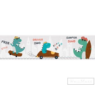   AS CREATION LOVELY KIDS 2030 40374-5 DINÓS ÖNTAPADÓS GYEREK BORDŰR