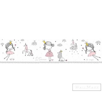   AS CREATION LOVELY KIDS 2030 40375-5 KIRÁLYLÁNYOS ÖNTAPADÓS GYEREK BORDŰR