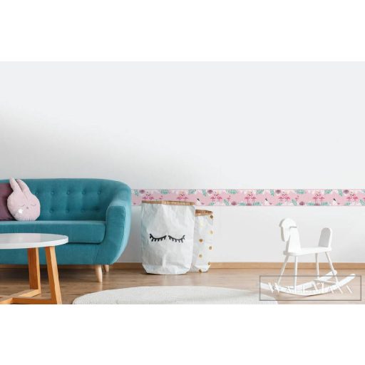 AS CREATION LOVELY KIDS 2030 40375-8 FLAMINGÓS ÖNTAPADÓS GYEREK BORDŰR