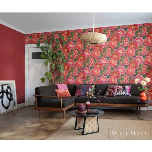 RASCH KIMONO 2023 408195 53CM X 10M PIROS TEXTIL HATÁSÚ TAPÉTA