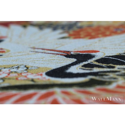 RASCH KIMONO 2023 409345 53CM X 10M PIROS GÓLYÁS TAPÉTA