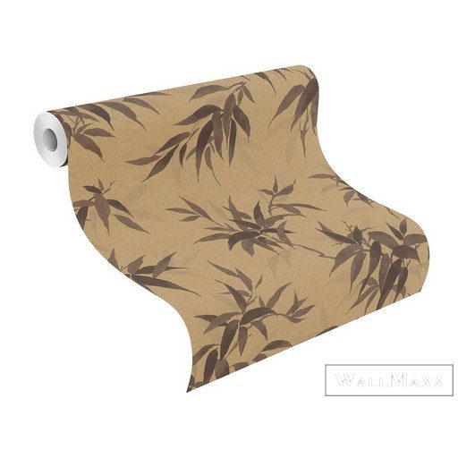 RASCH KIMONO 2023 409765 53CM X 10M ARANY LEVELES TAPÉTA