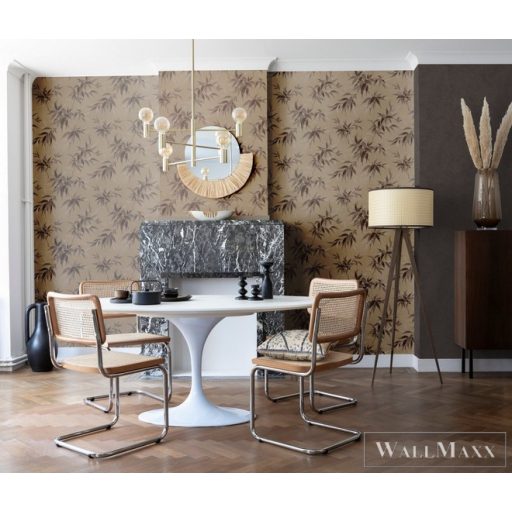 RASCH KIMONO 2023 409765 53CM X 10M ARANY LEVELES TAPÉTA