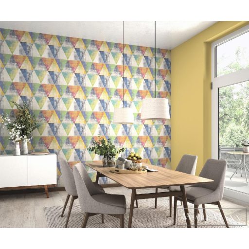 Rasch narancs / szövetmintás tapéta 411836