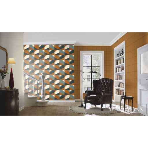 RASCH CLUB 2023 418613 53CM X 10M FEHÉR SZARVASSZŐR MINTÁS TAPÉTA